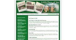 Desktop Screenshot of lhsclassof69.com